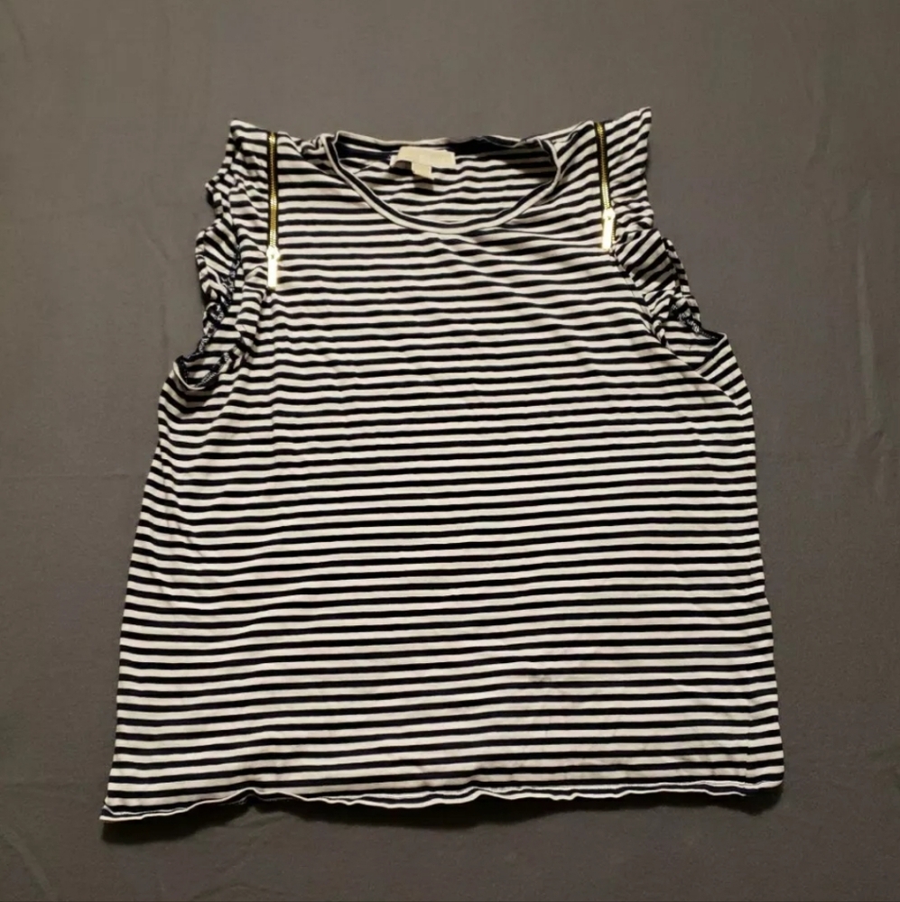 Michael Kors XL Black and White Stripes
